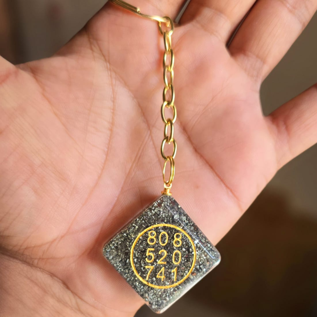 Pyrite Dhan Varsha Keychain - 100% Original