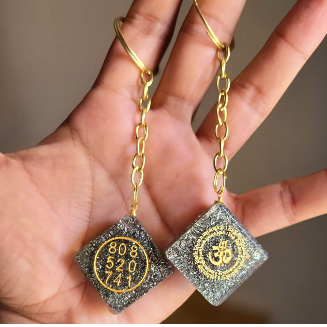 Pyrite Dhan Varsha Keychain - 100% Original