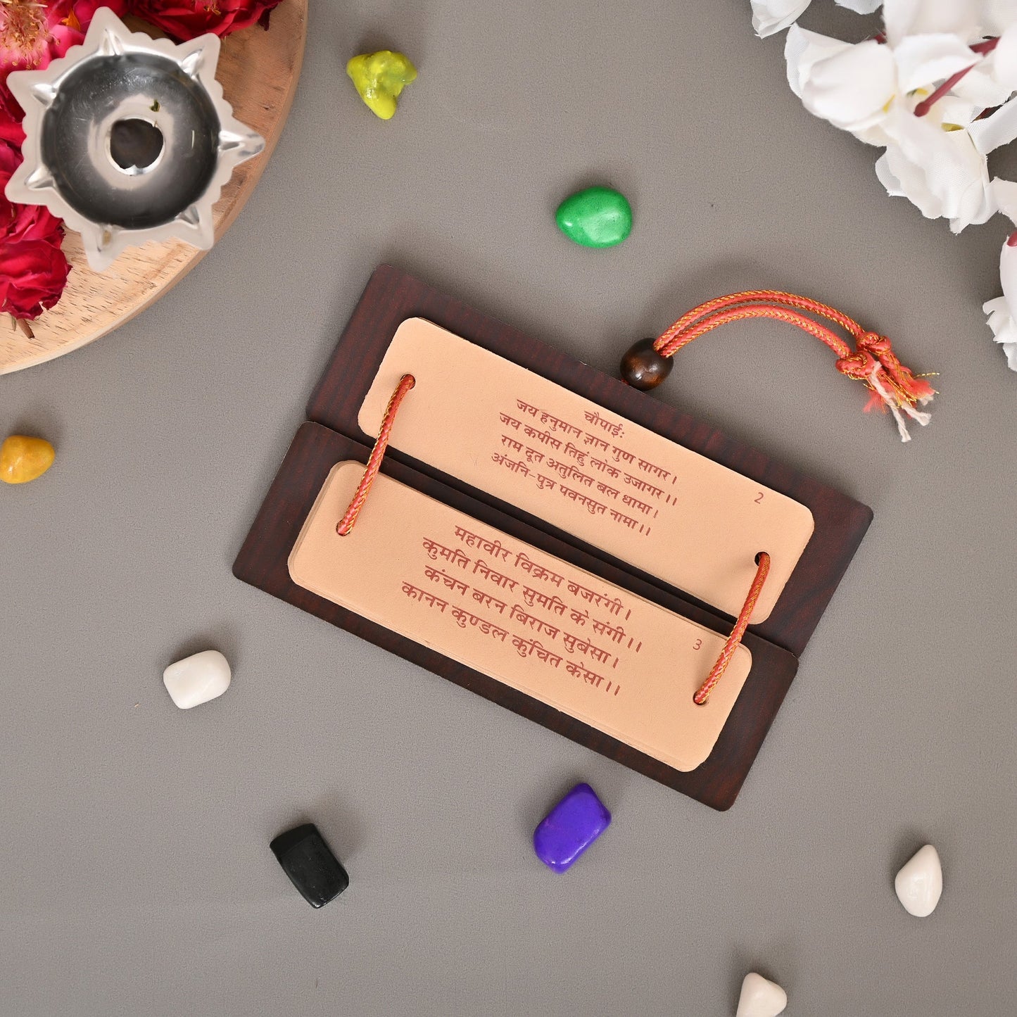 Wooden Hanuman Chalisa