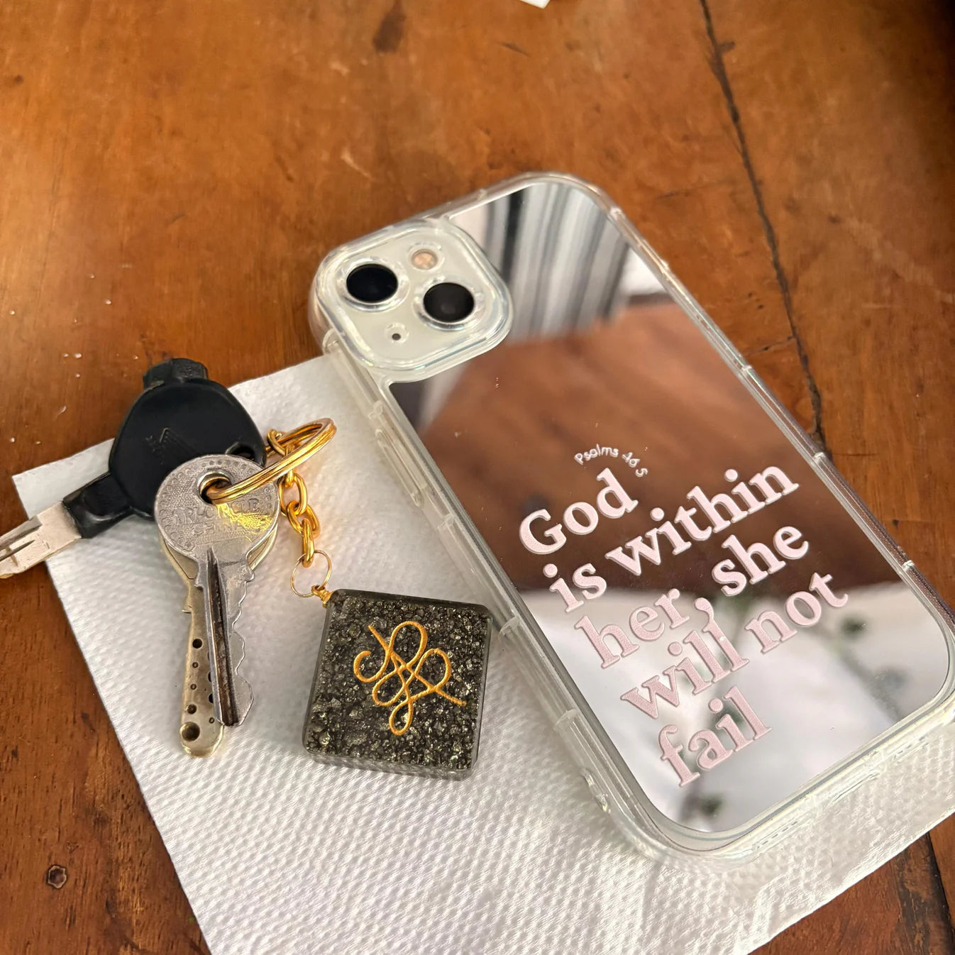Pyrite Dhan Varsha Keychain - 100% Original