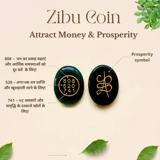 Zibu Coin (808-520-741) Attract Money & Prosperity | 100% Original